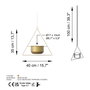 Aberto Design Harpusta - Gold